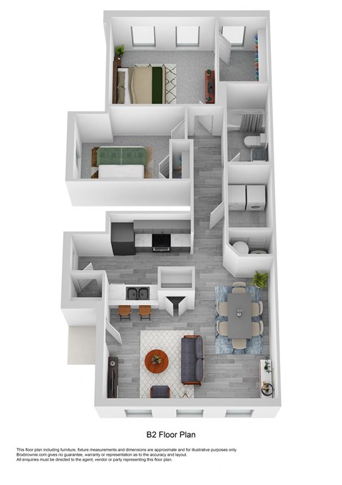 a floor plan of a house with a bedroom and a living room